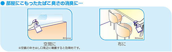 グッドセンス 使用方法１　［消臭剤、臭い（匂い・ニオイ・におい）、悪臭、くさい、タバコ］